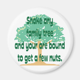 Skaka vilken familj som helst Träd Magnet