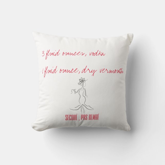 Skakade, inte rörda Martini kudder Kudde (Framsida)