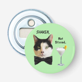 "Skaken, inte försedd" Grönt Knapp för flasköppnin Flasköppnare