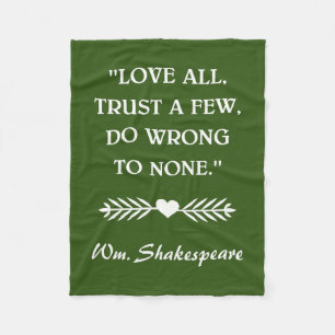 SKAKESPEARE-KVOT FLEECEFILT