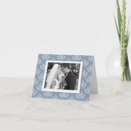 Skakfoto - tack för ditt kort för Dusty Blue Elega
