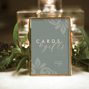 Skakkort för Olive-Elegant och gift-tecken