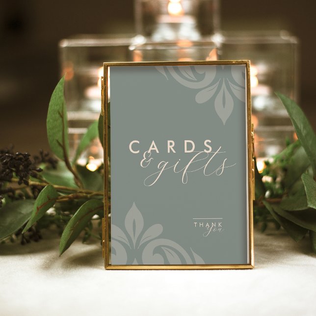 Skakkort för Olive-Elegant och gift-tecken (Skapare uppladdad)