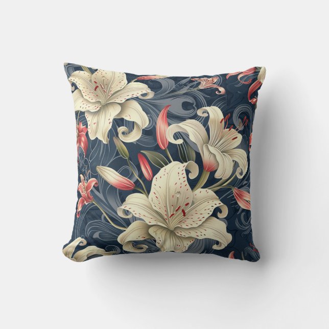 Skaklyx struktur av blommar av gräddblomma kudde (Framsida)