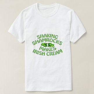 Skakningar Varning St. Patricks Day Humor Tee Shirt