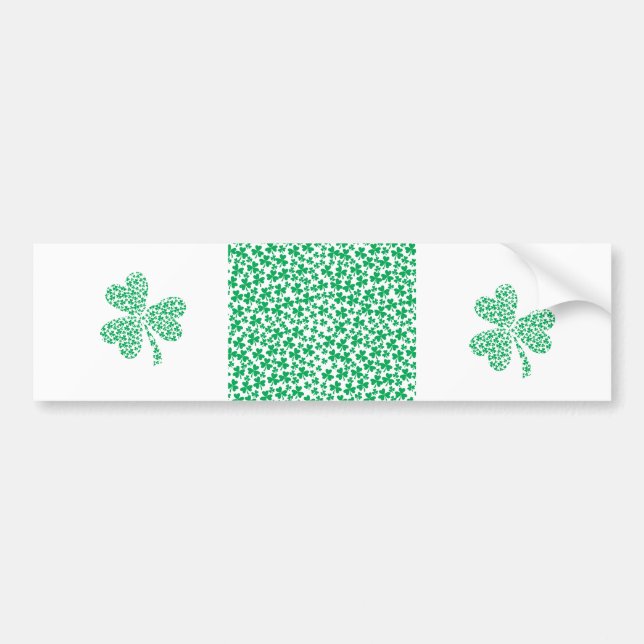 Skakor för St patrick's day Bildekal (Framsidan)