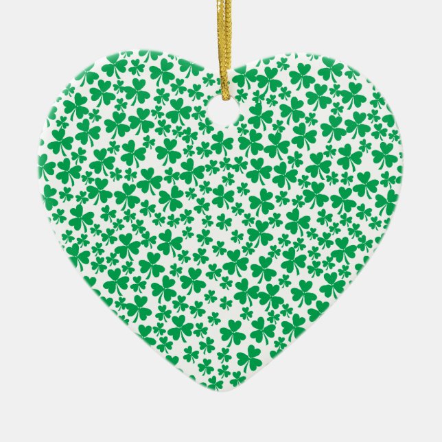 Skakor för St patrick's day Julgransprydnad Keramik (Framsidan)