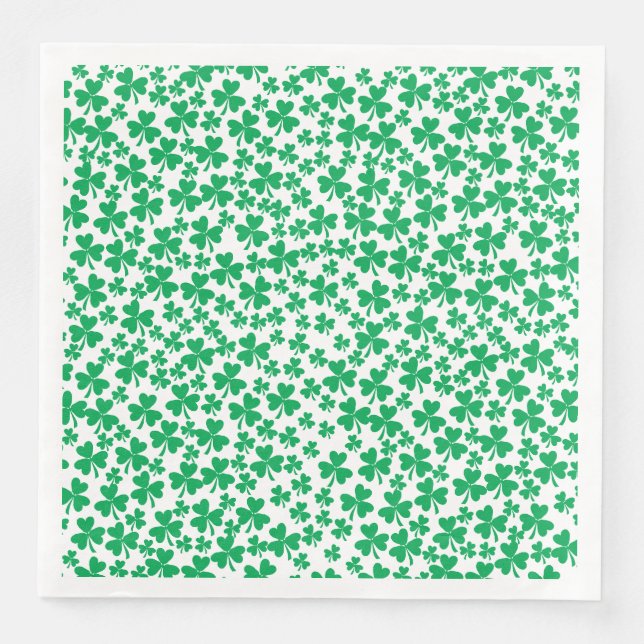 Skakor för St patricks day Pappersservett (Framsida)