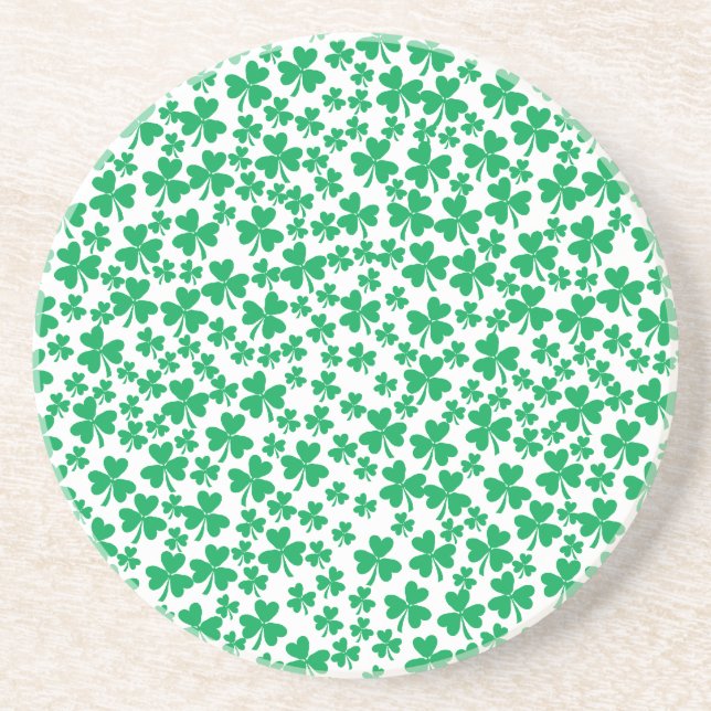 Skakor för St patrick's day Underlägg Sandsten (Framsidan)