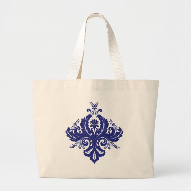 Skakornament Tote Bag Jumbo Tygkasse (Framsidan)