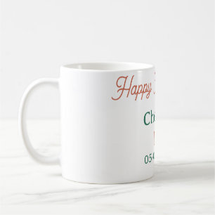 Skål 40 lyckligt årsjubileum orange grön namn datu kaffemugg