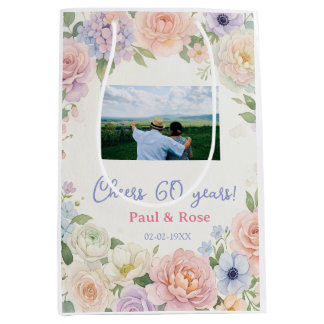 skål 60 år lila rosa pastell blommande foto na