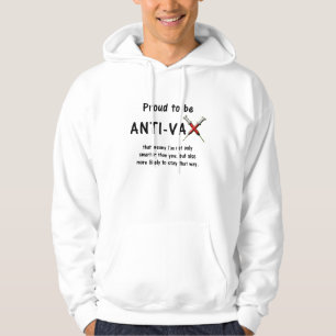 Skål att vara antivaxx! Medvetenhet Hoodie