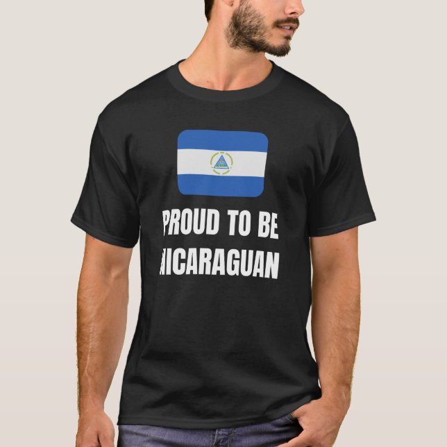 Skål att vara Nicaraguan T Shirt (Framsida)