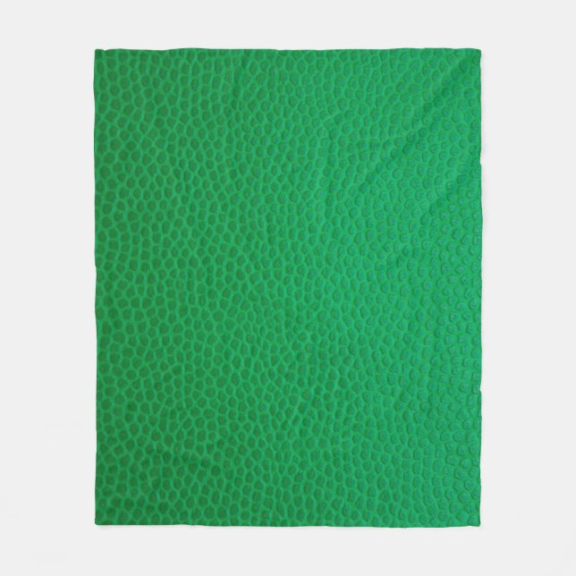 Skal av grönt struktur fleecefilt (Framsidan)