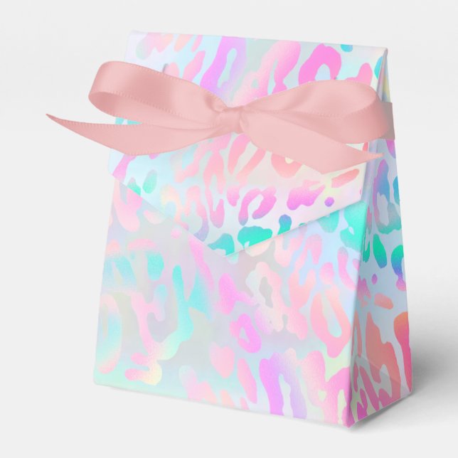 Skal av leopard av färg presentaskar (Framsidan Sidan)