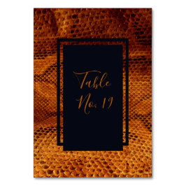 Skal av lyxnos i vild bröllop bordsnummer