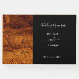 Skal av lyxnos i vild bröllop gästböcker