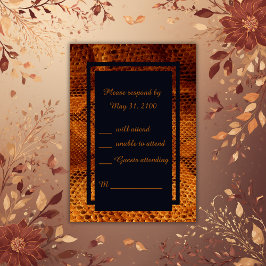 Skal av lyxnos i vild bröllop OSA kort