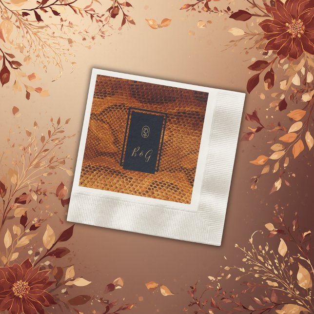 Skal av lyxnos i vild bröllop pappersservett (Skapare uppladdad)