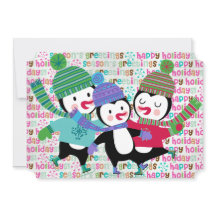 Skal av Penguins-julgranen Helgdag