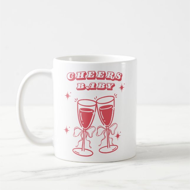 Skål Baby Champagne Mugg (Vänster)
