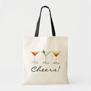 Skål! Cocktails Martini Cosmo Manhattan Pub Tote Tygkasse