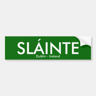 Skål - Dublin Irland Bildekal