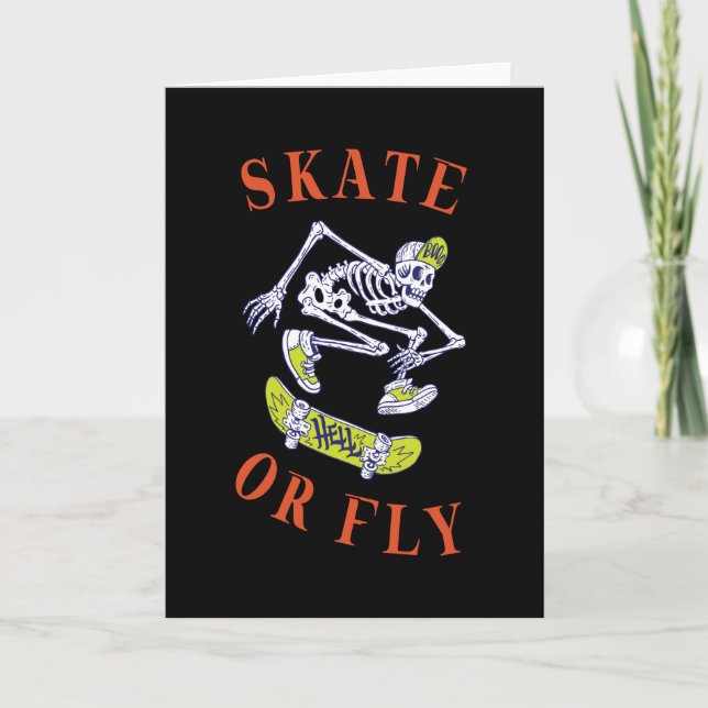 Skal- eller flygskal kort (Framsida)