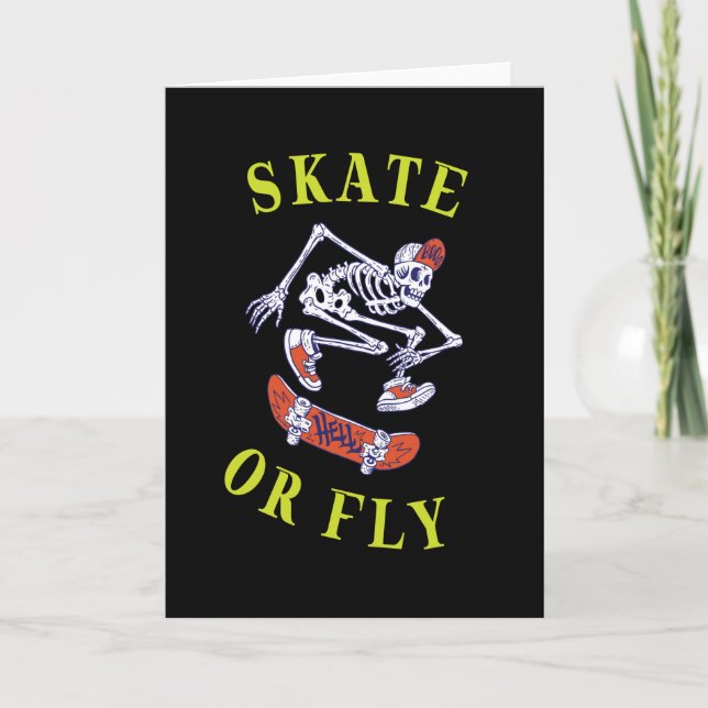 Skal- eller flygskal kort (Framsida)