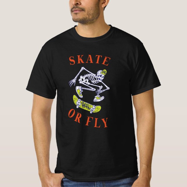 Skal- eller flygskal t shirt (Framsida)