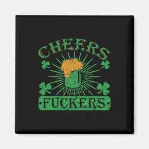 Skål Ers Rolig St. Patricks Day Irländsk Drickande Magnet