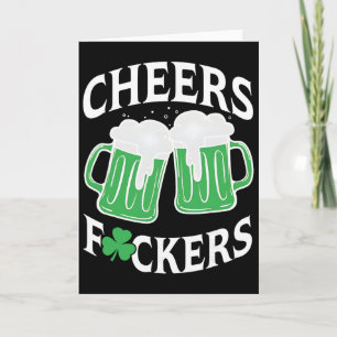 Skål Ers Shamrock, Roligt Drickande, St Patricks D Kort