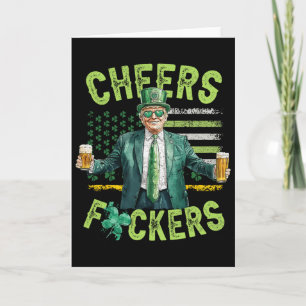 Skål Ers St Patrick's Day Rollig Ölbryggning Tr Kort