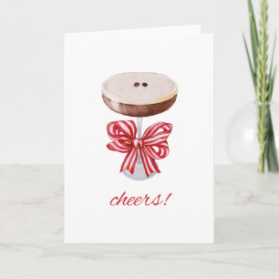 Skål! Espresso Martini Helgdag Card Kort