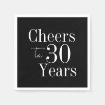 Skål för 30 år Svart Vitt 30-årsfest