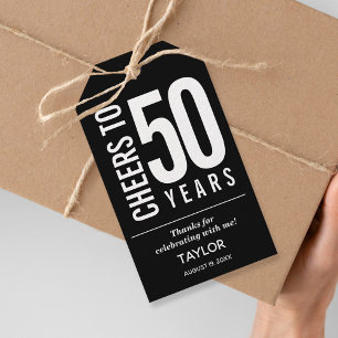 Skål för 50 års Black Party-favoriter Presentetikett