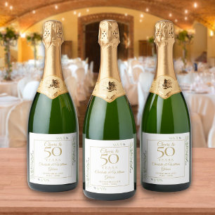 Skål för 50-års bröllopsjubileum Grönska