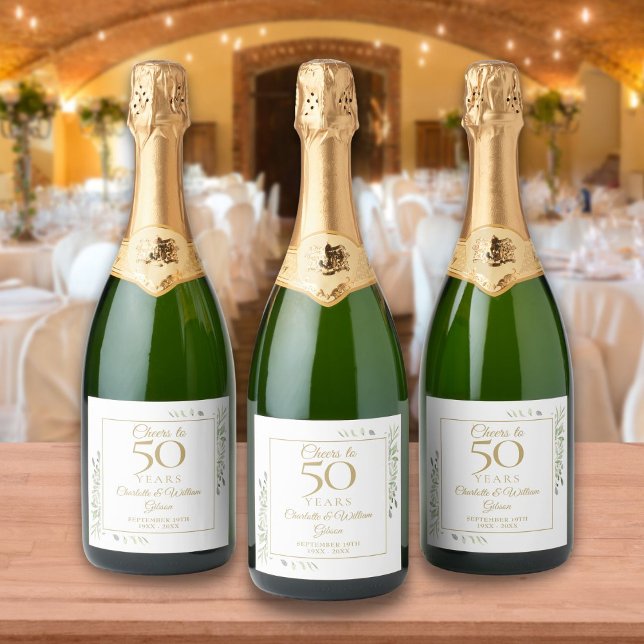 Skål för 50-års bröllopsjubileum Grönska (Skapare uppladdad)