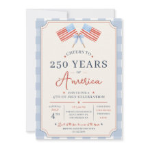Skål för Amerikas 250 år 4:e juli-fest