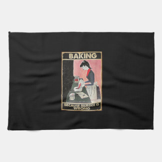 Skål för att mord är fel kökshandduk