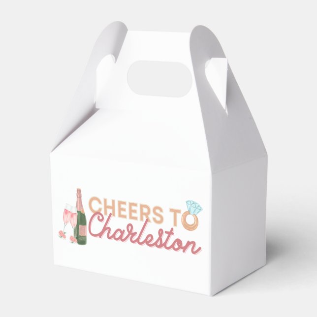 "Skål för Charleston" Sängkammarparty Presentlåda (Framsidan Sidan)