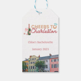 "Skål för Charleston" Sängvättningsfest presenteti Presentetikett