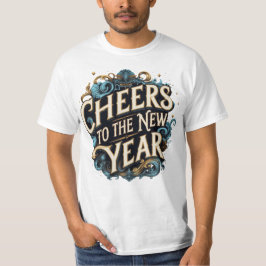Skål för det nya året Champagne T Shirt