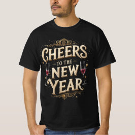 Skål för det nya årets grafik t shirt