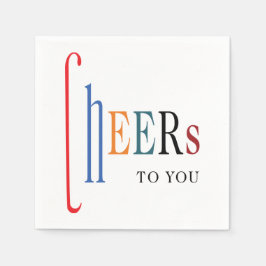 Skål för dig Gott nytt år Party Pappersservett