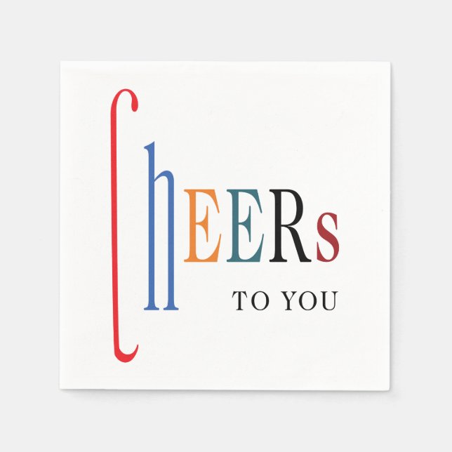 Skål för dig Gott nytt år Party Pappersservett (Framsidan)