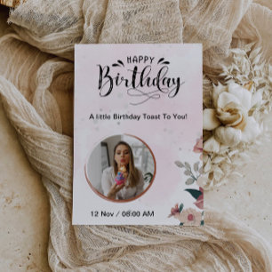 Skål för dig på din Speciella dag Kort