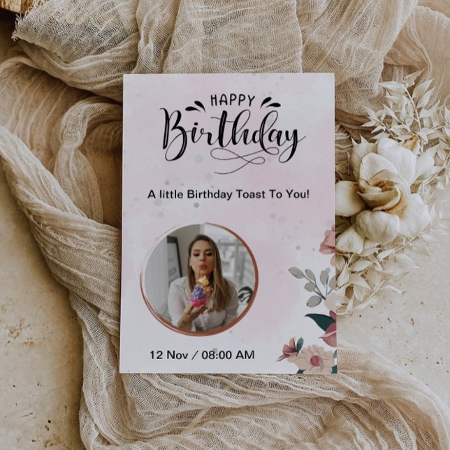Skål för dig på din speciella dag kort (Cheers to You on Your Special Day Card)