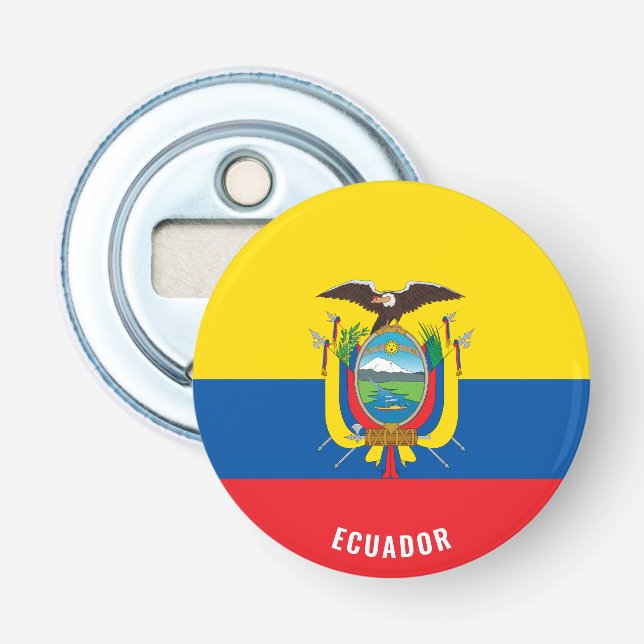 Skål för Ecuador! Splendid Patriotic Flasköppnare (Framsidan)